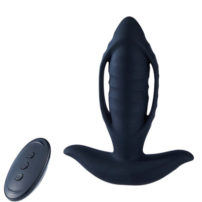 Plug Anal 8 Va-et-vient 12 Vibrations Prostata-Stimulation