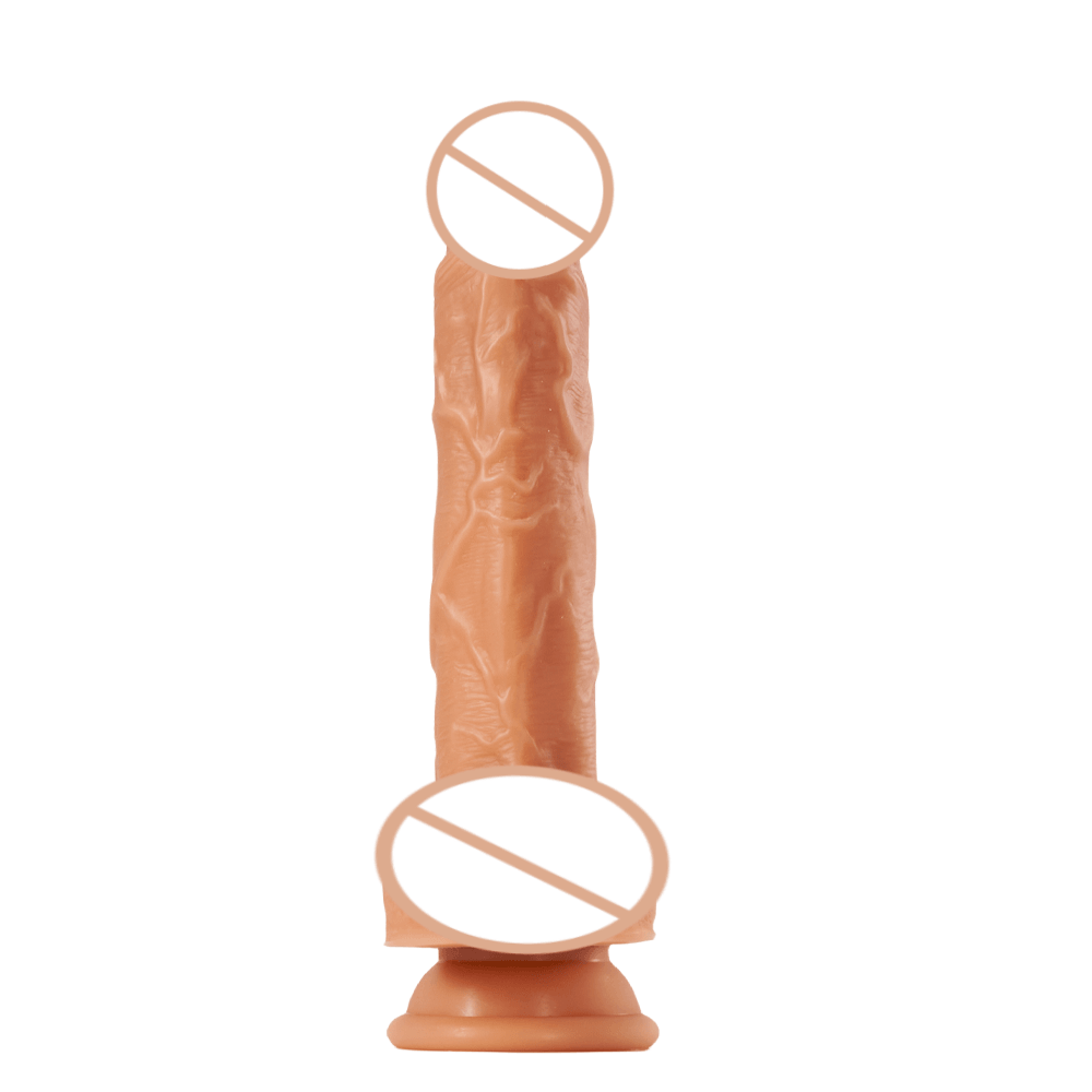 Dildo 4 IN 1 8 Stoßen Rotieren Vibrieren mit Saugnäpfen - Seekheart