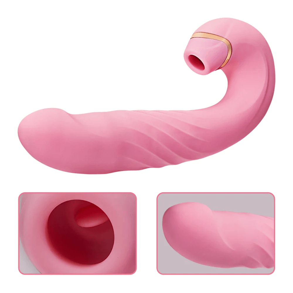 Vibrator für Paare 10 Saugen 3 Stoßen Vibrieren - Seekheart